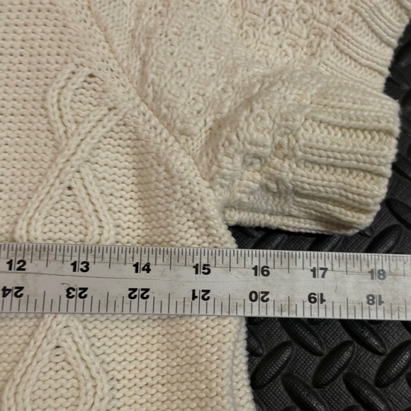 Mac & Jac Beige Knit 2‎ Button Cardigan Sweater Women's Size S Cotton Blend - Picture 6 of 8